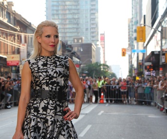 Sur le tapis rouge du film The Drop