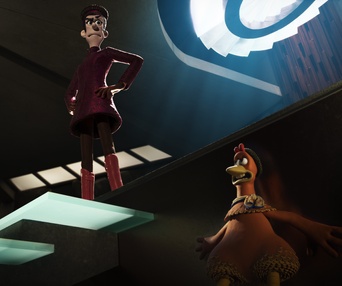 Une scène du film Chicken Run: Dawn of the Nugget
