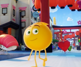 Une scène du film Émoji le film