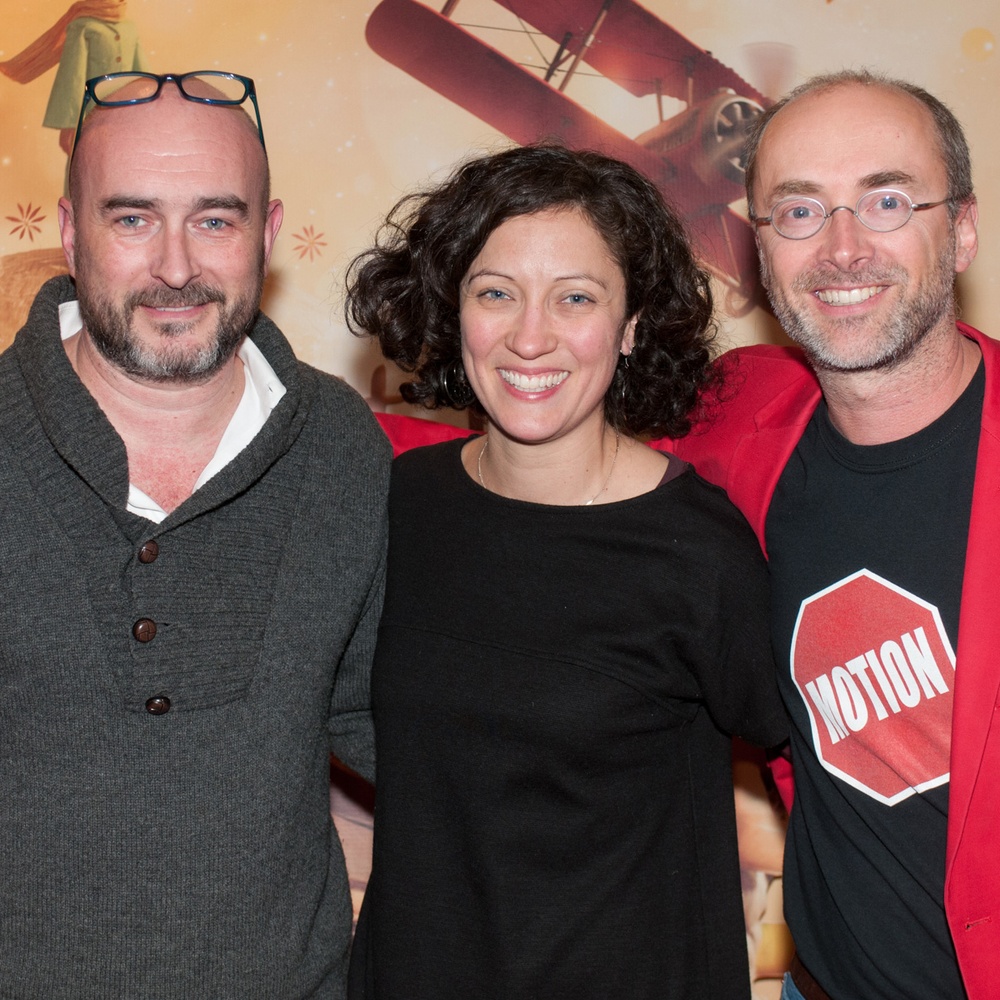 Sur le tapis rouge du film Le petit prince
