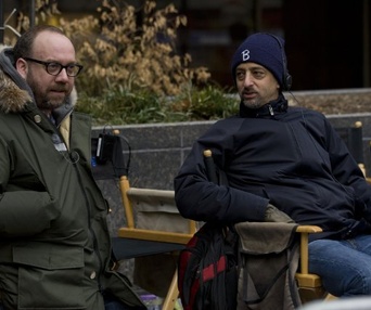 Sur le plateau du film The Ides of March