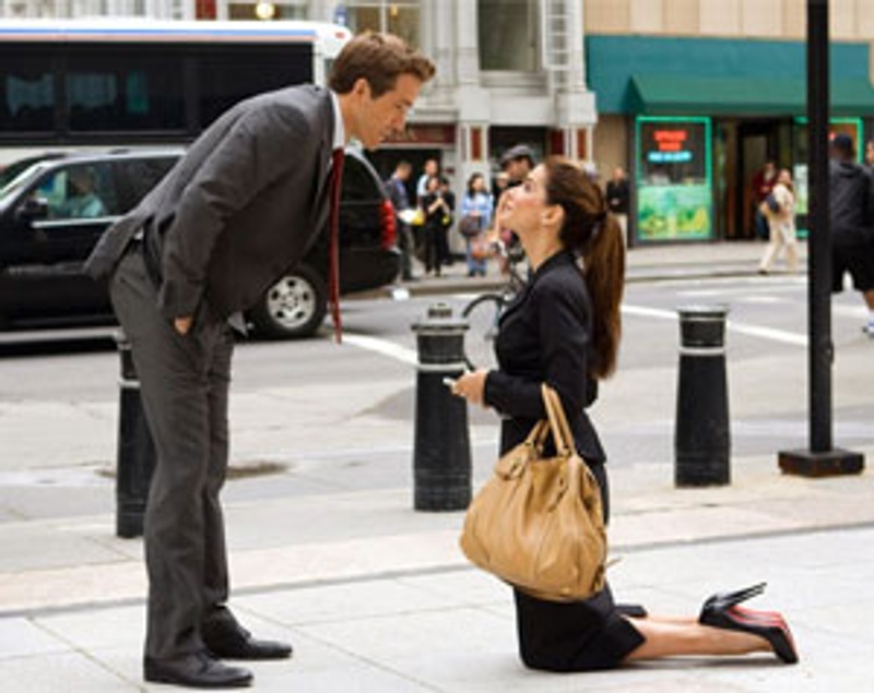 Ryan Reynolds et Sandra Bullock dans The Proposal