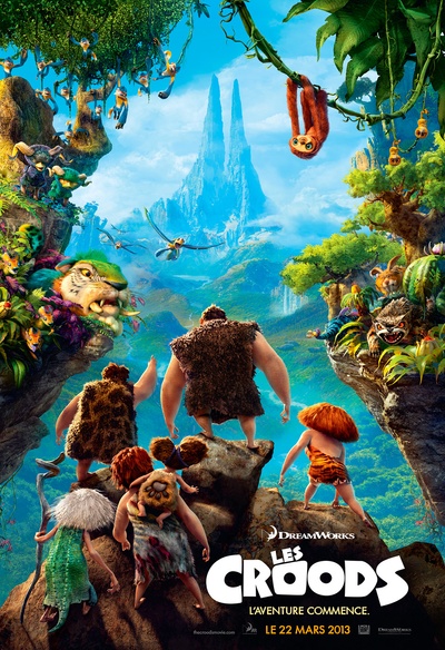 Affiche du film Les Croods