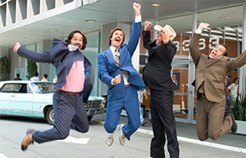 Une scène du film Anchorman 2