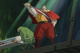 Une scène du film The Boy and the Heron Une scène du film The Boy and the Heron