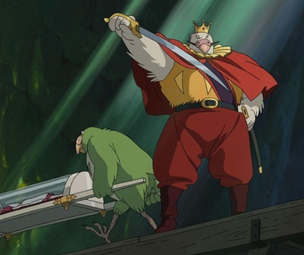 Une scène du film The Boy and the Heron