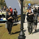 Sur la plateau de tournage du film Source Code