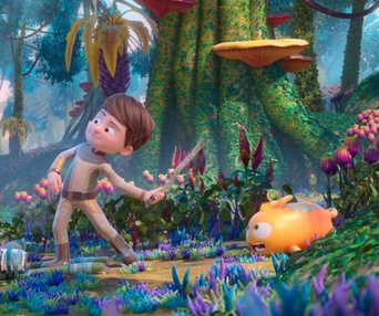 Une scène du film Terra Willy: Planète inconnue