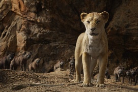 Une scène du film The Lion King