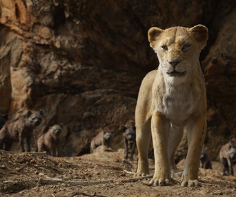 Une scène du film The Lion King
