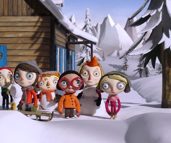 Une scène du film Ma vie de courgette