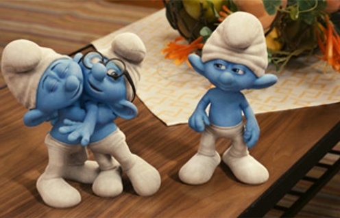 Une scène du film The Smurfs