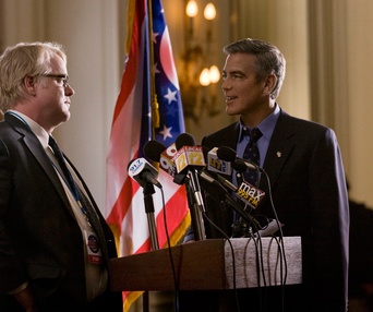 Une scène du film The Ides of March
