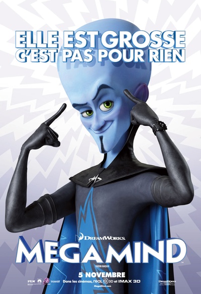 Affiche en français du film Megamind