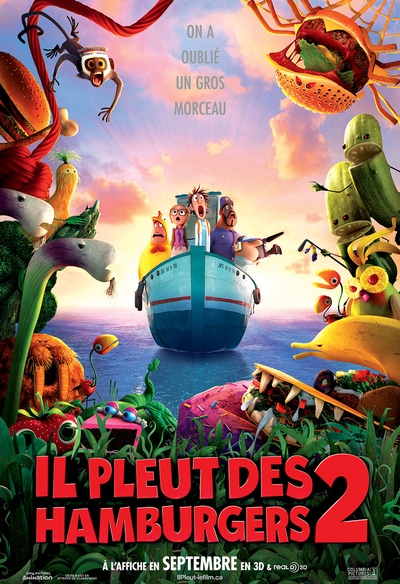 Affiche du film Il pleut des hamburgers 2
