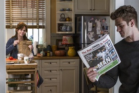 Une scène du film The Amazing Spider-Man 2 Une scène du film The Amazing Spider-Man 2