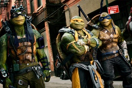 Une scène du film Teenage Mutant Ninja Turtles: Out of the Shadows