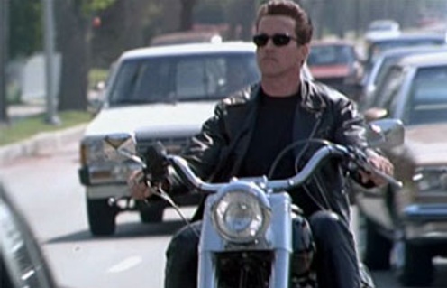 Arnold Schwarzenegger dans le film Terminator 2: Judgment Day
