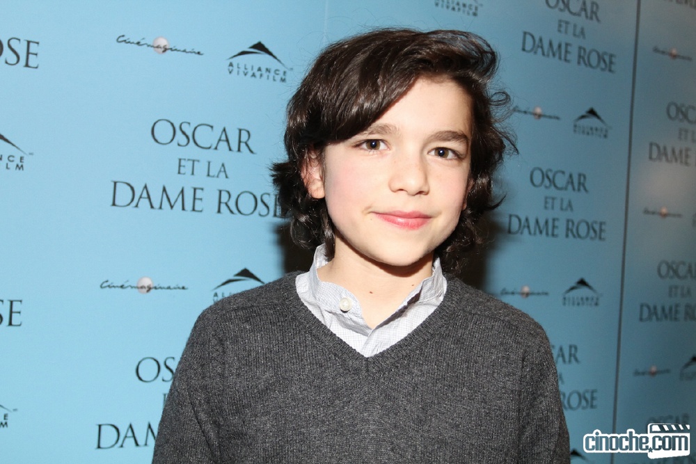 Sur le tapis rouge de Oscar et la dame rose