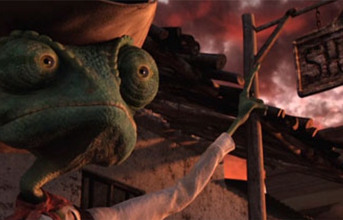 Une scène du film Rango