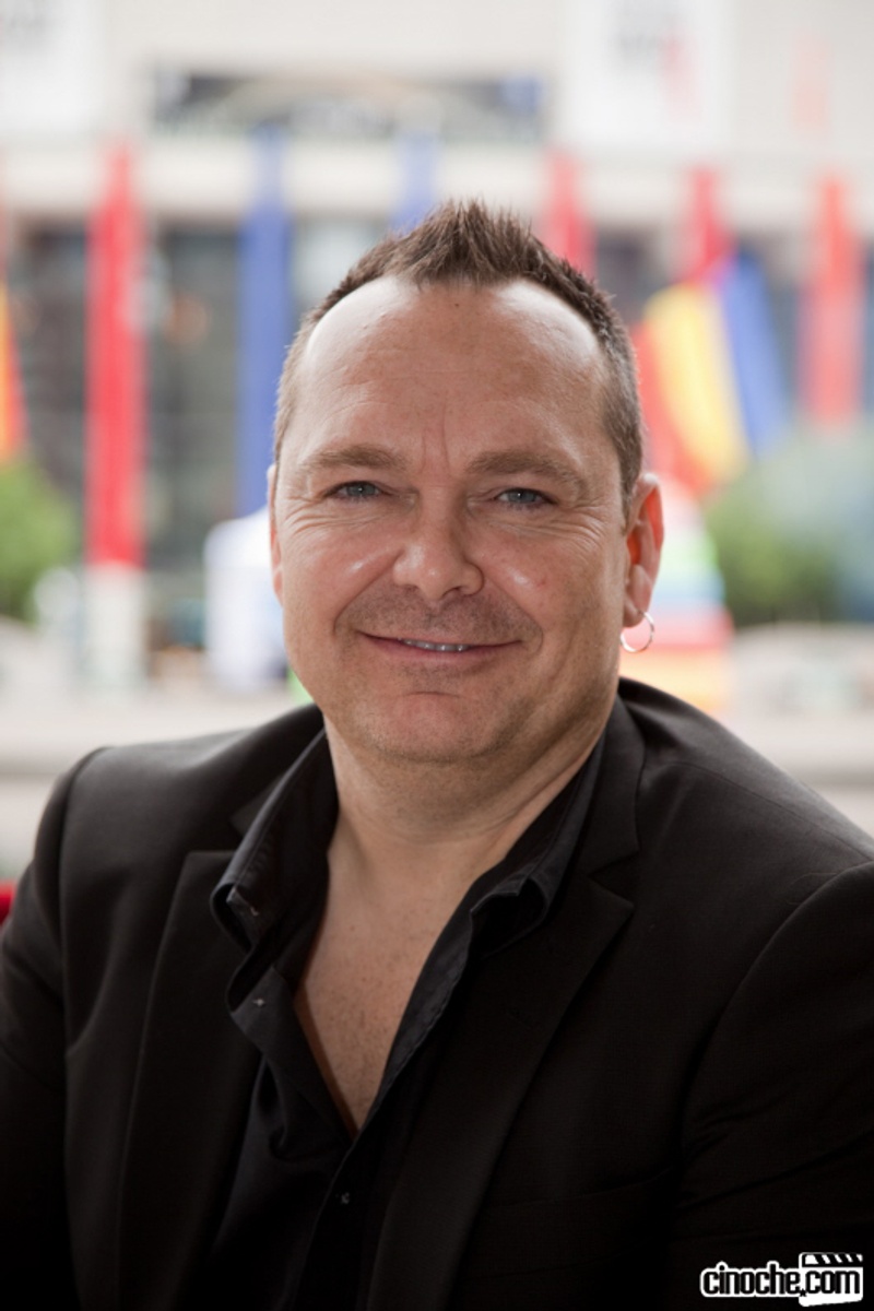 Jean-Michel Anctil sur le tapis rouge de De père en flic
