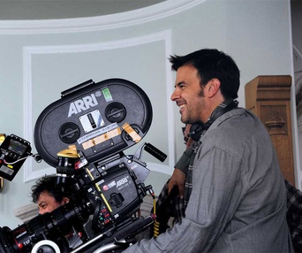 Sur le plateau du film Potiche