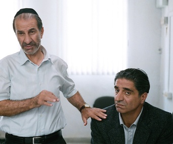 Une scène du film Gett - Le procès de Viviane Amsalem