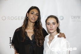 Sur le tapis rouge du film Hochelaga, Terre des âmes