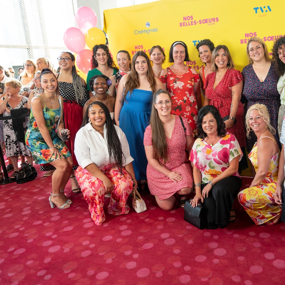 Tapis rouge du film Nos Belles-Soeurs