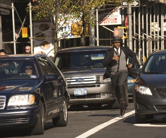 Une scène du film The Adjustment Bureau
