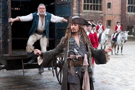 Une scène du film Pirates of the Caribbean: On Stranger Tides Une scène du film Pirates of the Caribbean: On Stranger Tides