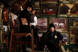 Une scène du film Mr. Turner Une scène du film Mr. Turner