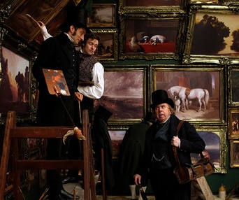 Une scène du film Mr. Turner