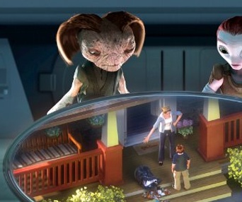 Une scène du film Mars Needs Moms