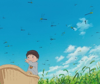 Une scène du film Miraï, ma petite soeur