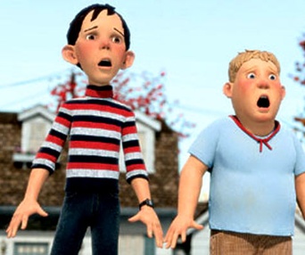 Scène du film La maison monstre