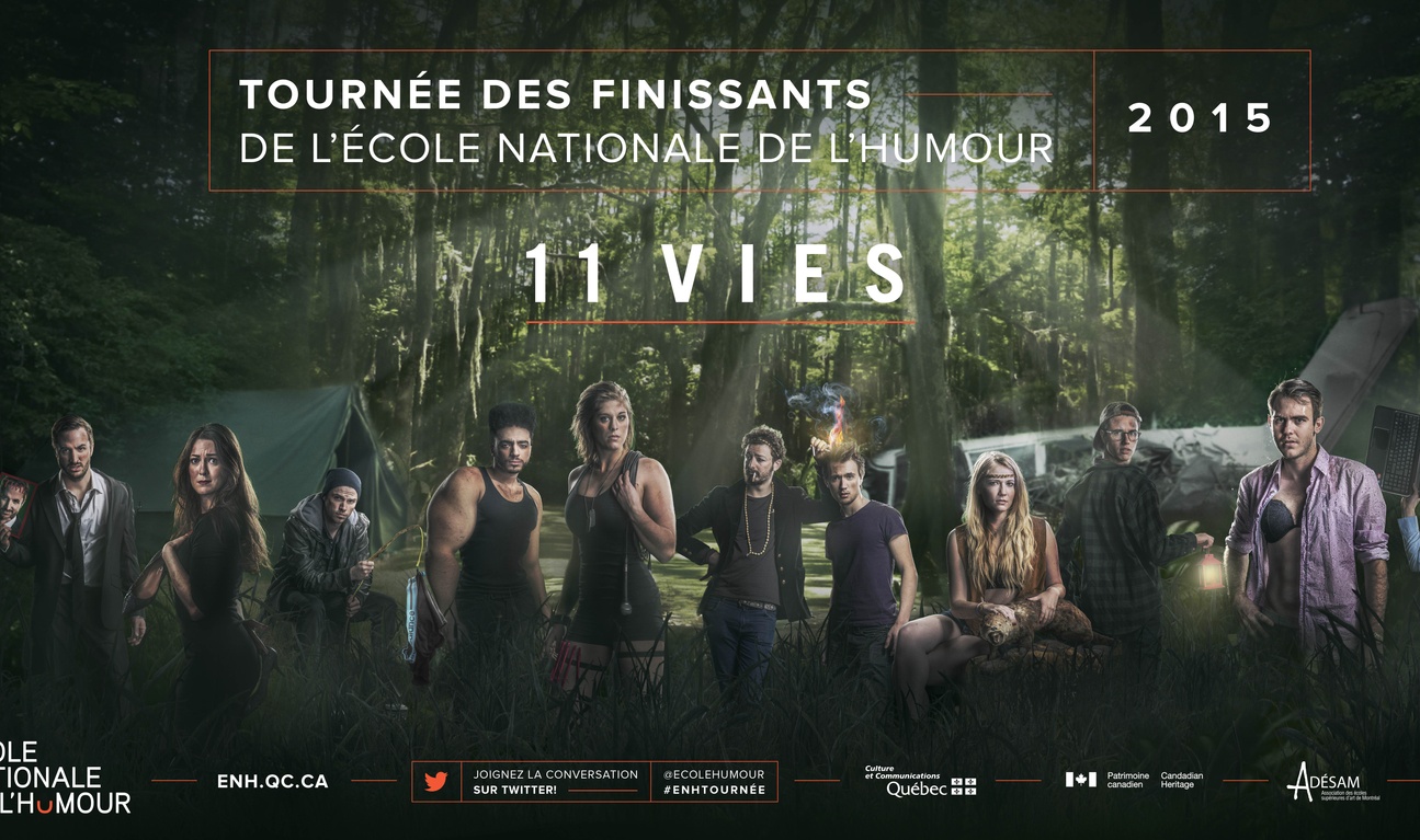 Rentrée montréalaise pour les finissants de l'École nationale de l'humour