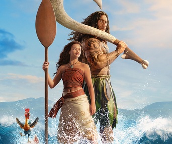 Affiche en anglais de Moana