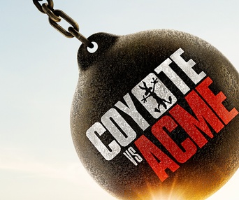 Affiche en français du film Coyote vs. Acme
