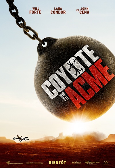 Affiche en français du film Coyote vs. Acme