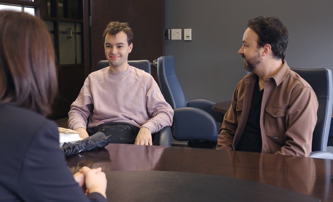 Image de l'article Mathieu Gratton ému par un cadeau de son fils Benjamin