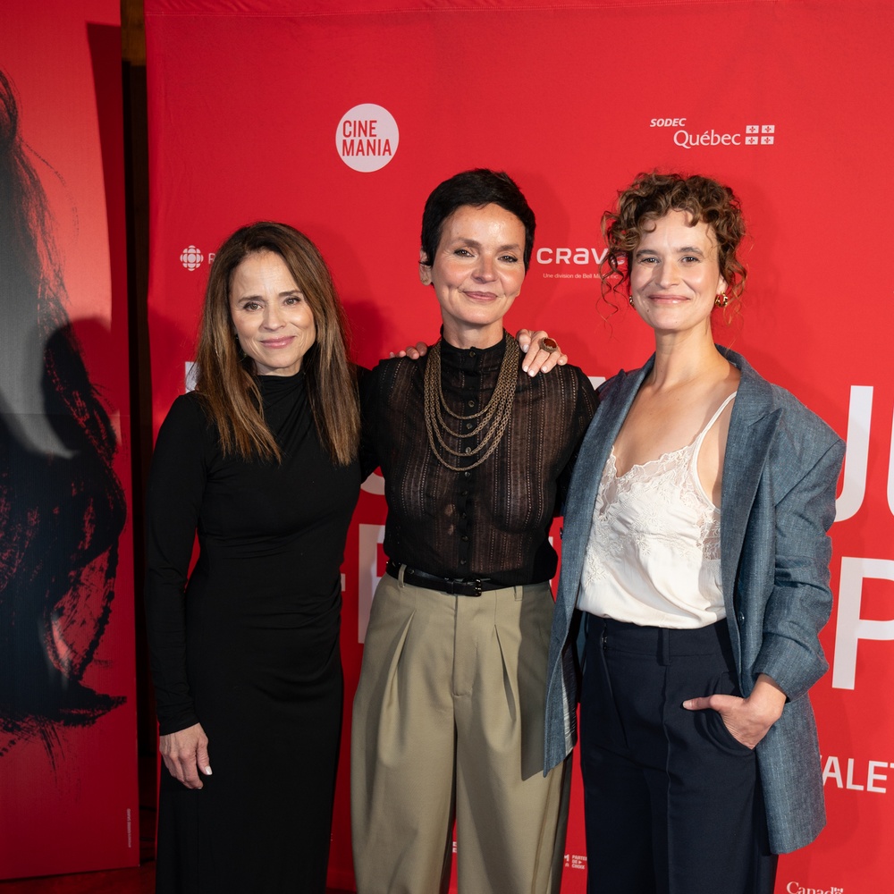 Tapis rouge du film Pauline Julien, femme pays