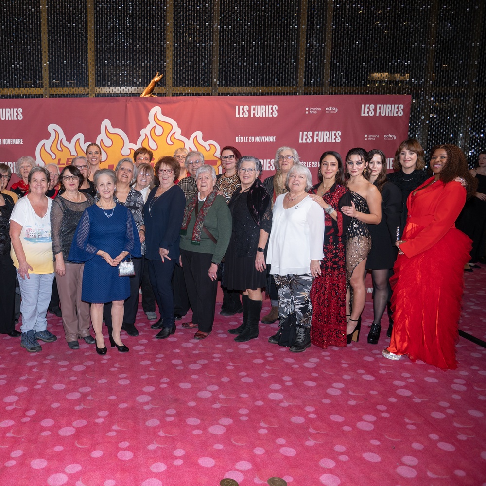 Tapis rouge de la première du film Les Furies