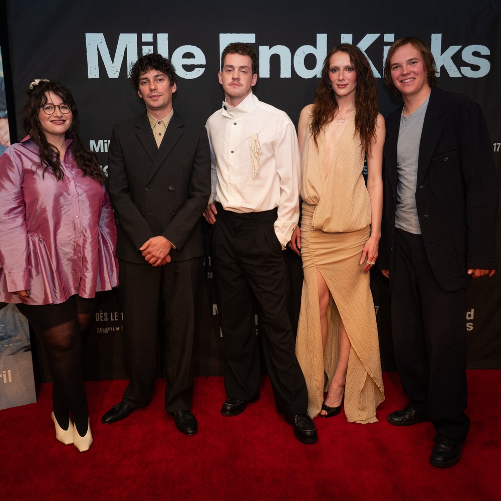 Tapis rouge de la première montréalaise du film Mile End Kicks
