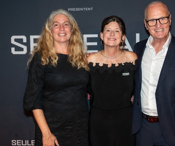 Première du film Seule au front (Out Standing)