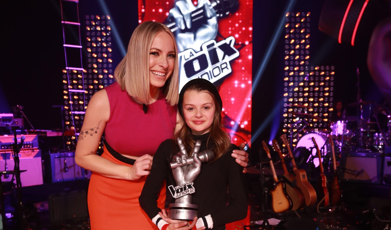 La rappeuse Sydney remporte La voix junior