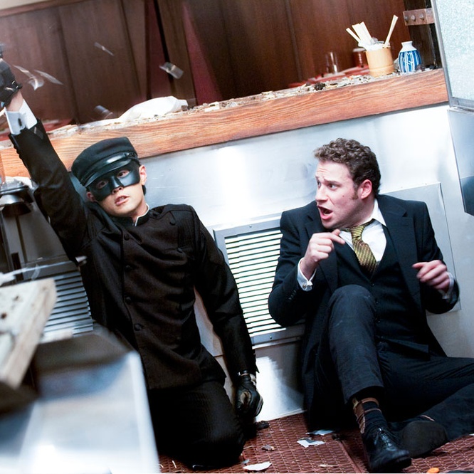 Une scène du film <em>The Green Hornet</em>