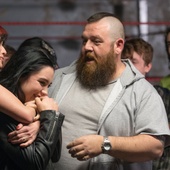 Une scène du film <em>Fighting with My Family</em>