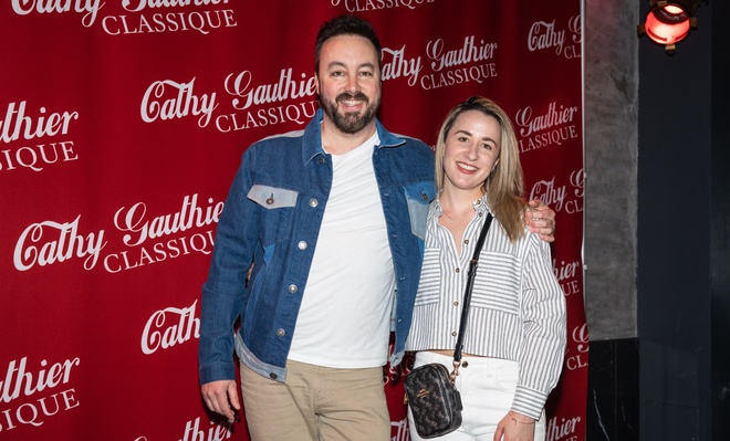 Tapis rouge de la première de Cathy Gauthier