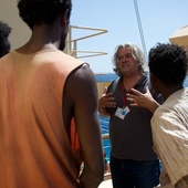 Sur le plateau du film <em>Captain Phillips</em>